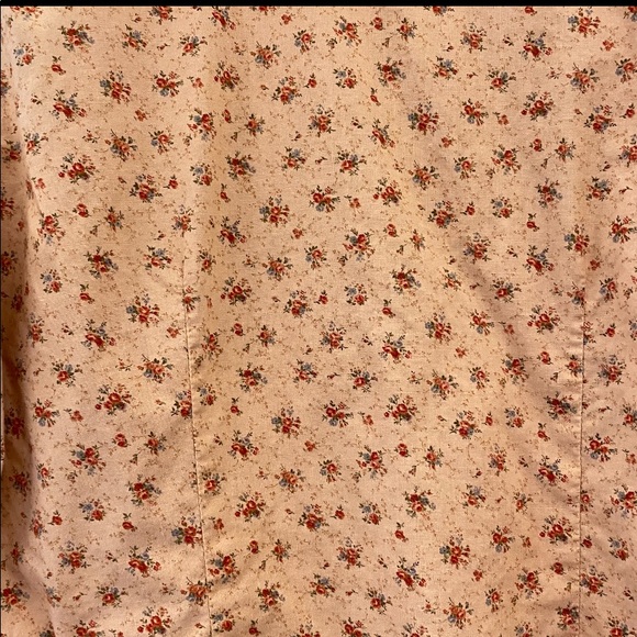 *Johnny Was Pink Button Down embroidered Shirt Red Rose and Ruffles Floral - Picture 8 of 12